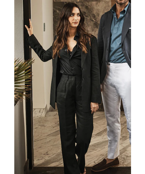 Noosa Black Wool Pants — photo 1