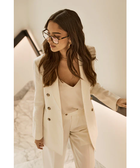 Yamba Cream Silk / Linen Jacket — photo 1