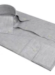 InStitchu Collection Pure Slate Grey Linen Button Down Shirt