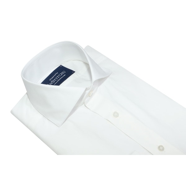 InStitchu Collection Wrinkle Free Plain White