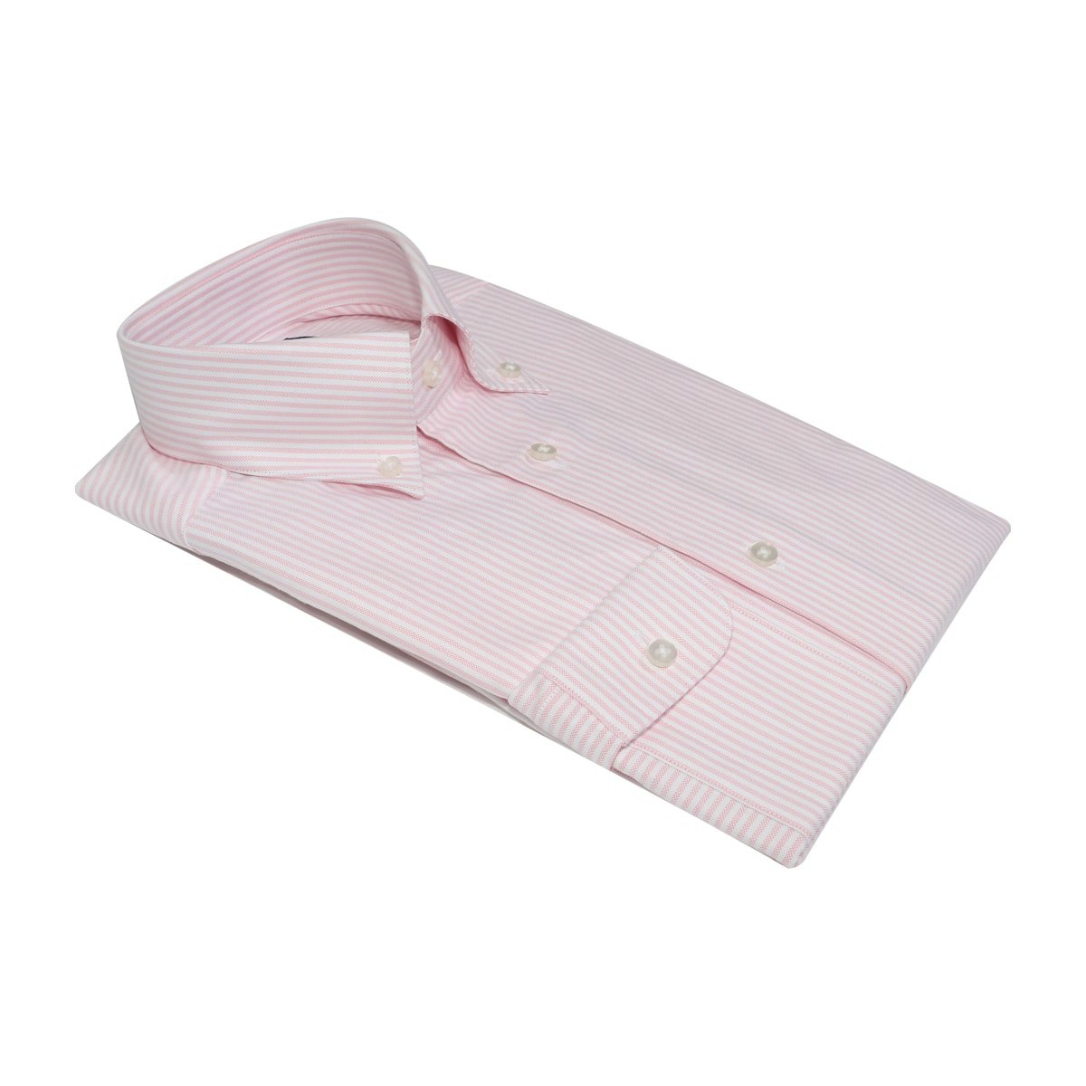 InStitchu Collection Oxford Pink Cotton Striped