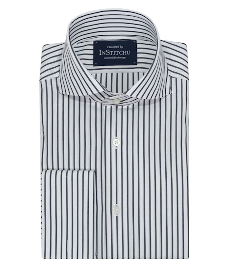 InStitchu Collection Seasonal Striped Blue Navy