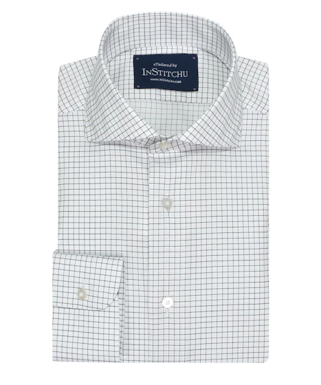 InStitchu Collection Wrinkle Free Check Black