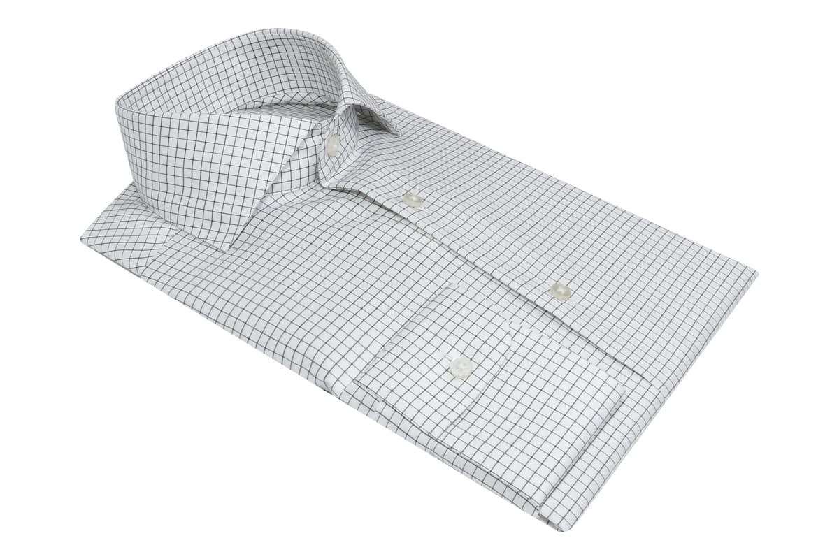 InStitchu Collection Wrinkle Free Check Black