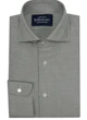 InStitchu Collection Olive and White Houndstooth Flannel