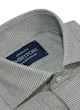 InStitchu Collection Olive and White Houndstooth Flannel