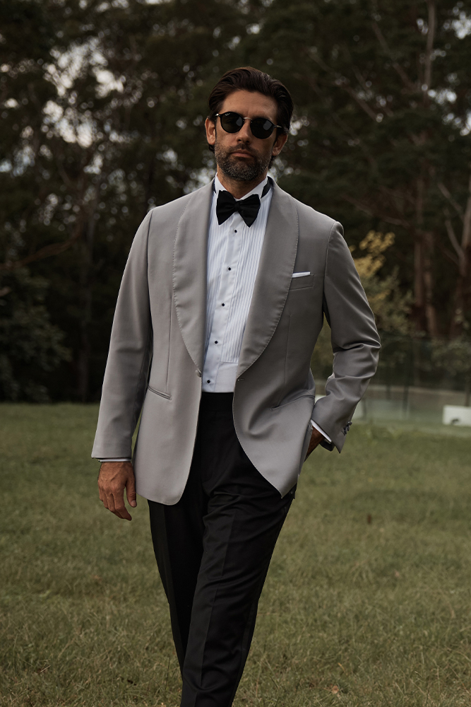 Gray hotsell dinner jacket